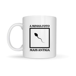 NOVA COLEÇÃO: Caneca "A minha foto mais antiga"