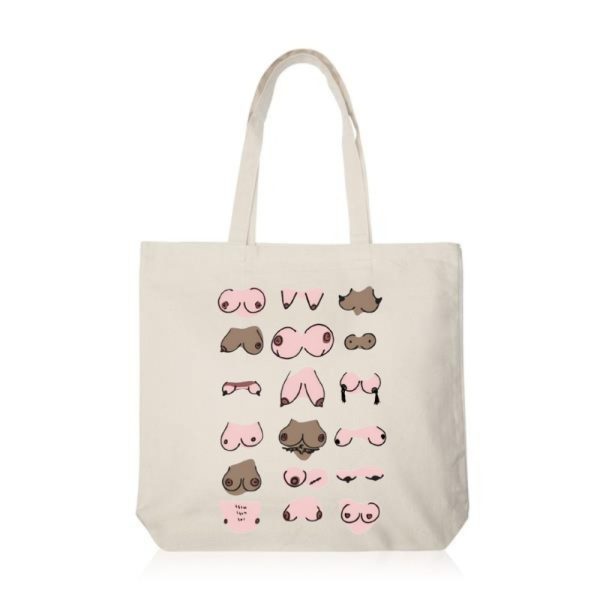 ToteBag c/ bolso interior "Maminhas" (100% algodão, 300 g/m.)