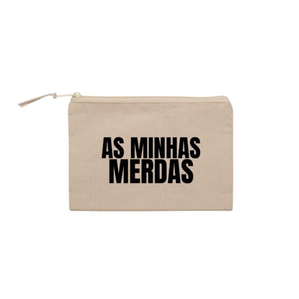 Bolsa média "as minhas merdas" (100% algodão)