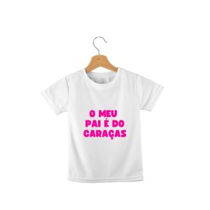 T-shirt criança "O meu Pai é do caraças" (100% algodão) tamanhos desde 18 meses aos 14 anos